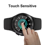 For Samsung Galaxy Watch4 Classic 46mm ENKAY Hat-Prince Full Screen Coverage Without Warping Edge TPU Soft Film, 1 PC, 2 PCS