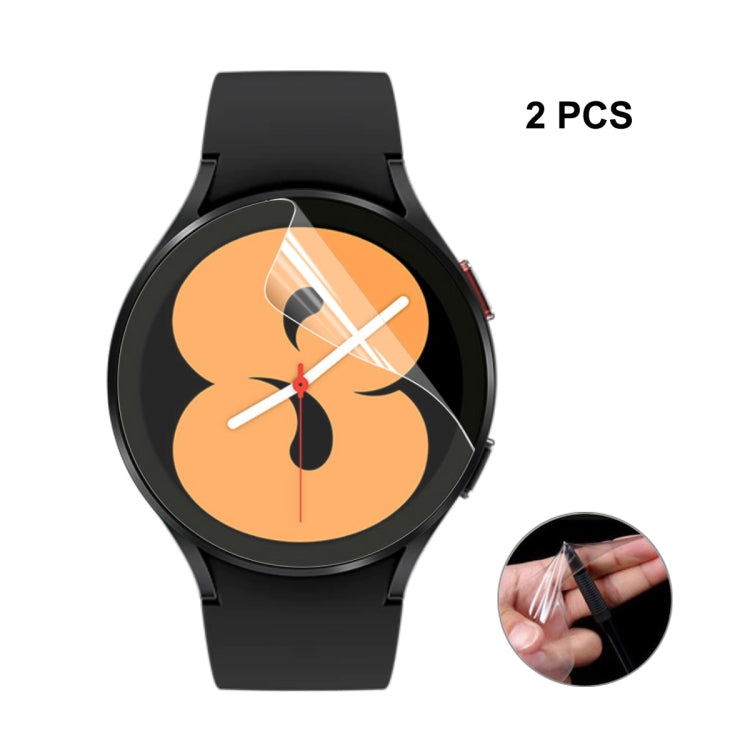 For Samsung Galaxy Watch4 40mm ENKAY Hat-Prince Full Screen Coverage Without Warping Edge TPU Soft Film, 1 PC, 2 PCS