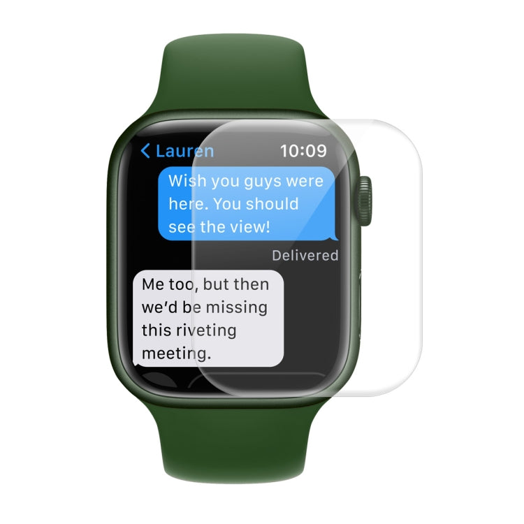 ENKAY Hat-Prince Case Friendly 3D Full Screen PET Curved Hot Bending HD Screen Protector Film For Apple Watch Series 9 / 8 / 7 41mm, 1 PC For Apple Watch Series 7 41mm, 2 PCS For Apple Watch Series 7 41mm, 5 PCS For Apple Watch Series 7 41mm           ...