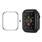 ENKAY Hat-Prince PC Frame + Full Coverage PMMA HD Screen Protector Film for Apple Watch Series 9 / 8 / 7 41mm