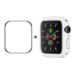 ENKAY Hat-Prince PC Frame + Full Coverage PMMA HD Screen Protector Film for Apple Watch Series 7 45mm