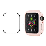 ENKAY Hat-Prince PC Frame + Full Coverage PMMA HD Screen Protector Film for Apple Watch Series 7 45mm