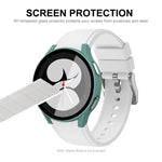 ENKAY Hat-Prince Full Coverage PC Frame + Tempered Glass Protector Composite Case for Samsung Galaxy Watch4 40mm