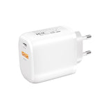 شاحن سريع صغير محمول CS-20W PD3.0 + QC3.0 بمنفذين، شاحن