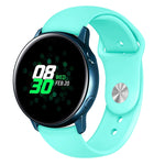 Monochrome Silicone Strap for Apply Samsung Galaxy Watch Active 20mm