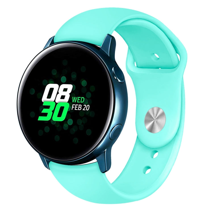 Monochrome Silicone Strap for Apply Samsung Galaxy Watch Active 20mm