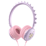Y19 Cute Cartoon Wired Headphones For Children Kids With Microphone Stereo Music Helmet Earphones For Kids Gifts