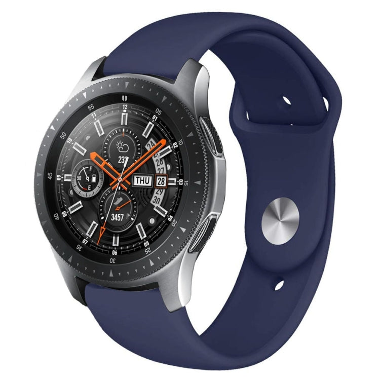 Monochrome Silicone Strap for Apply Samsung Galaxy Watch Active 22mm
