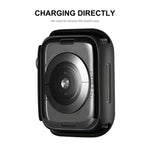 ENKAY Hat-Prince 2 in 1 PC Frame + 9H Tempered Glass Protector Full Coverage Case for Apple Watch Series 7 41mm
