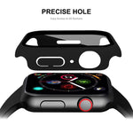 ENKAY Hat-Prince 2 in 1 PC Frame + 9H Tempered Glass Protector Full Coverage Case for Apple Watch Series 7 41mm