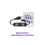 WS2812B USB 5V APP Remote Controller Bluetooth Music Controller for SK6812 WS2811 WS2812 LED Light Strip