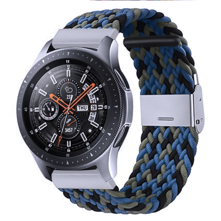 Nylon Braided Metal Buckle Strap for Galaxy Watch 4 20mm, 20mm