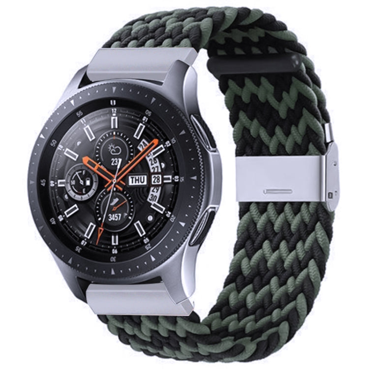 Nylon Braided Metal Buckle Strap for Galaxy Watch 4 20mm, 20mm