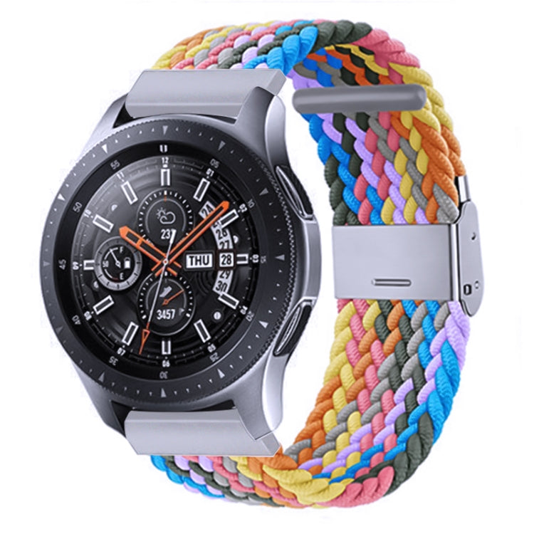 Nylon Braided Metal Buckle Strap for Galaxy Watch 4 20mm, 20mm