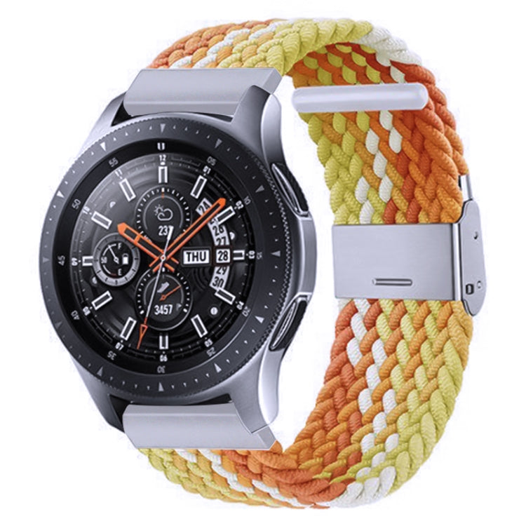 Nylon Braided Metal Buckle Strap for Galaxy Watch 4 20mm, 20mm
