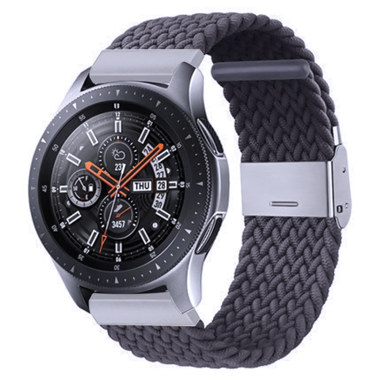 Nylon Braided Metal Buckle Strap for Galaxy Watch 4 20mm, 20mm