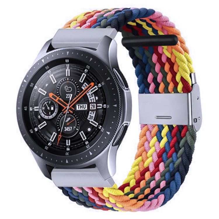 Nylon Braided Metal Buckle Strap for Galaxy Watch 4 20mm, 20mm