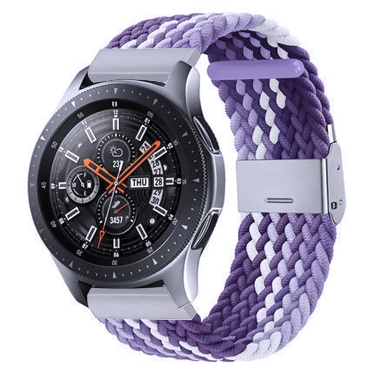 Nylon Braided Metal Buckle Strap for Galaxy Watch 4 20mm, 20mm