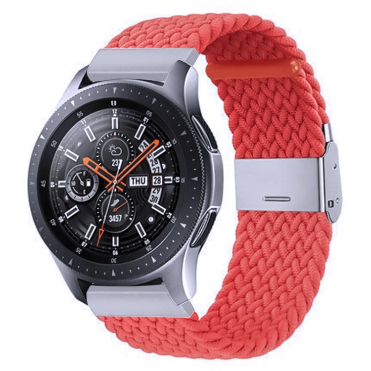 Nylon Braided Metal Buckle Strap for Galaxy Watch 4 20mm, 20mm