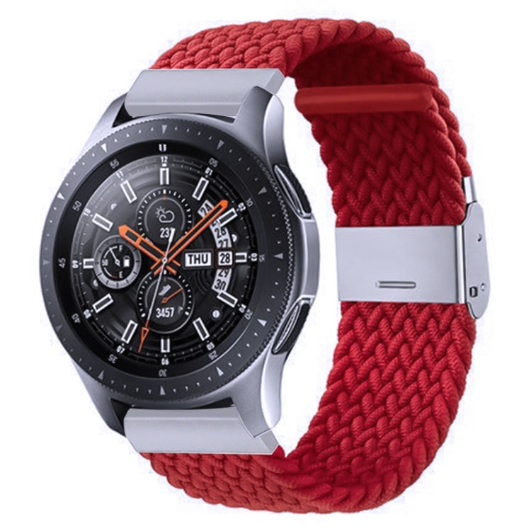 Nylon Braided Metal Buckle Strap for Galaxy Watch 4 20mm, 20mm