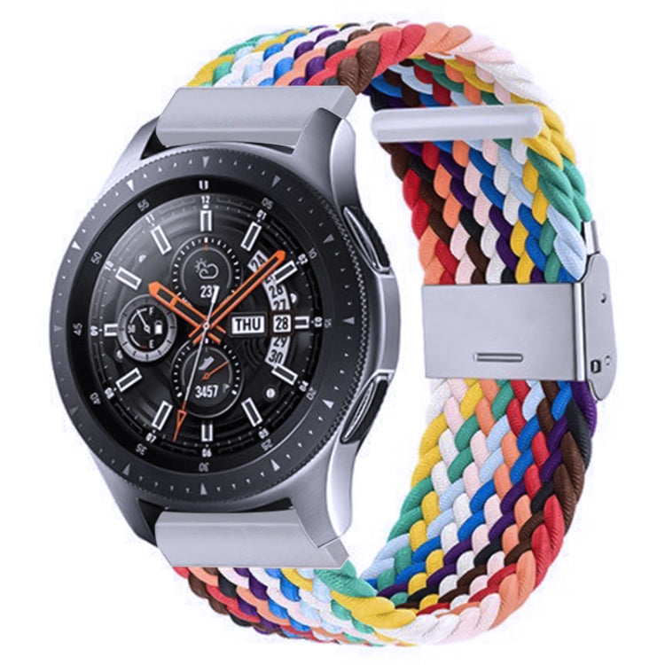 Nylon Braided Metal Buckle Strap for Galaxy Watch 4 20mm, 20mm