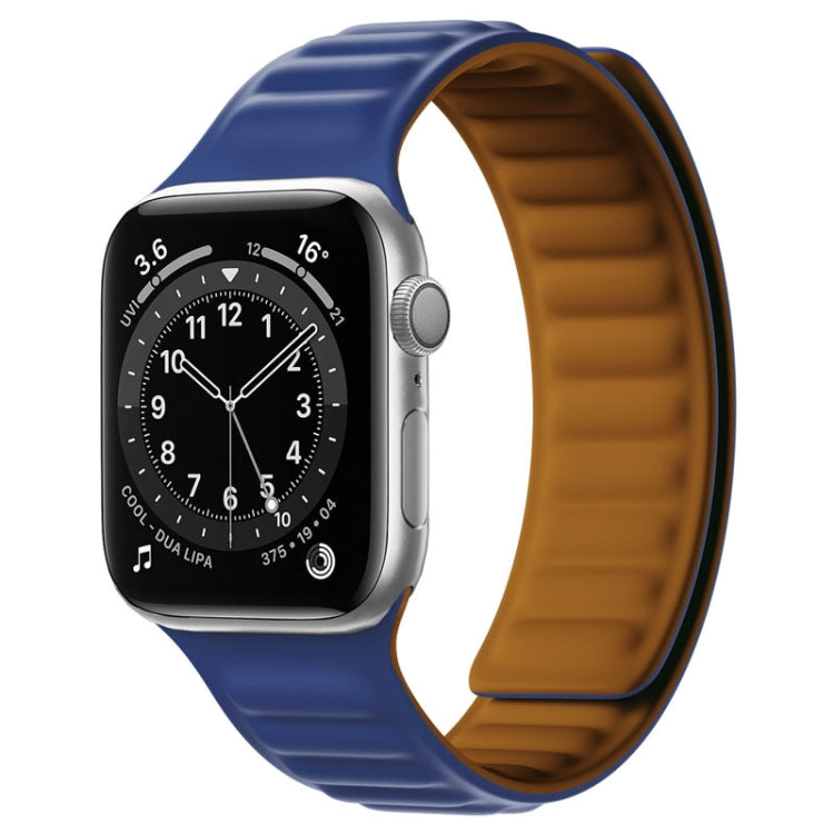 Silicone Magnetic Strap Watchband For Apple Watch Series, 7 41mm / 6&SE&5&4 40mm / 3&2&1 38mm, 7 45mm / 6&SE&5&4 44mm / 3&2&1 42mm