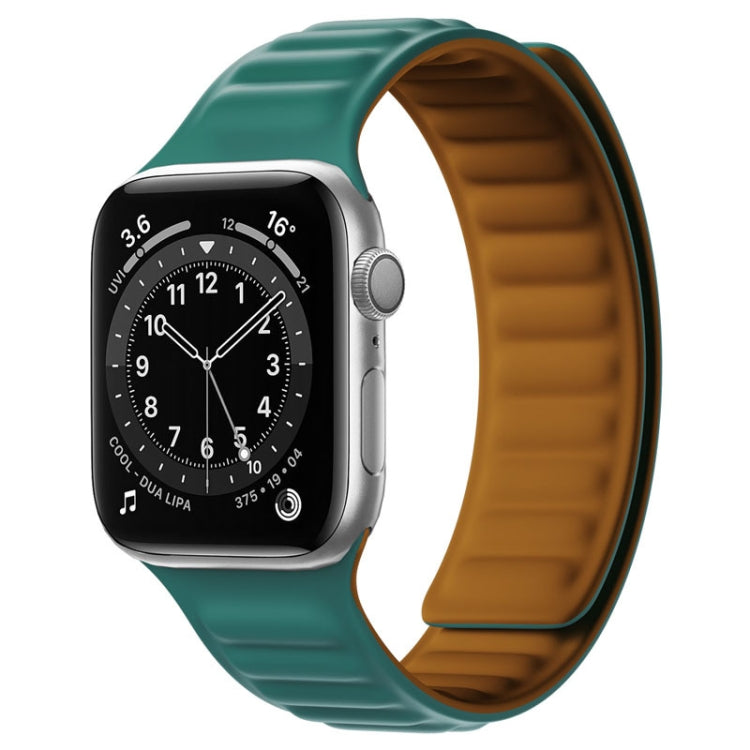 Silicone Magnetic Strap Watchband For Apple Watch Series, 7 41mm / 6&SE&5&4 40mm / 3&2&1 38mm, 7 45mm / 6&SE&5&4 44mm / 3&2&1 42mm