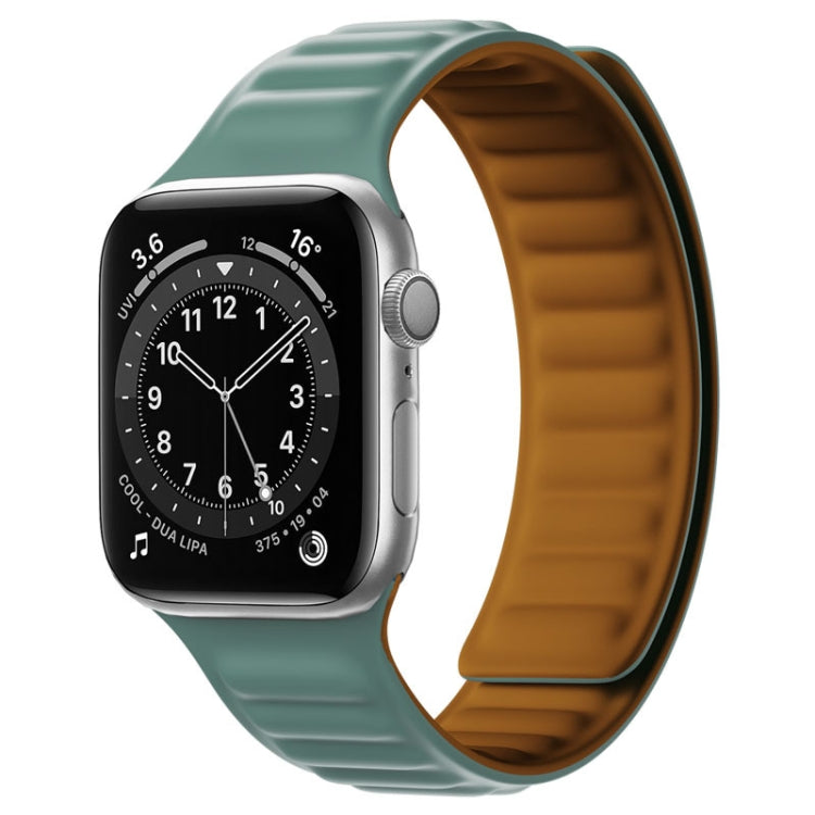 Silicone Magnetic Strap Watchband For Apple Watch Series, 7 41mm / 6&SE&5&4 40mm / 3&2&1 38mm, 7 45mm / 6&SE&5&4 44mm / 3&2&1 42mm
