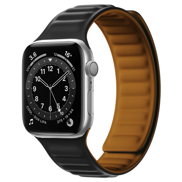 Silicone Magnetic Strap Watchband For Apple Watch Series, 7 41mm / 6&SE&5&4 40mm / 3&2&1 38mm, 7 45mm / 6&SE&5&4 44mm / 3&2&1 42mm