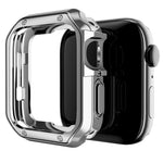 Anti-fall Electroplating TPU Watch Protective Case for Apple 1/2/3/4/5/6/7/SE, 38mm/40mm/41mm, 42mm/44mm/45mm