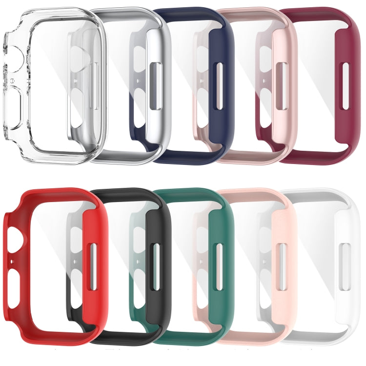 Shockproof PC Protective Case with Tempered Glass Film, For Apple Watch Series 9 / 8 / 7 45mm, For Apple Watch Series 9 / 8 / 7 41mm