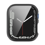 Shockproof PC Protective Case with Tempered Glass Film, For Apple Watch Series 9 / 8 / 7 45mm, For Apple Watch Series 9 / 8 / 7 41mm