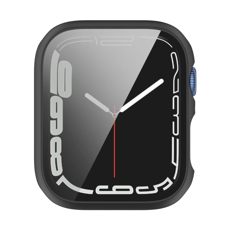 Shockproof PC Protective Case with Tempered Glass Film, For Apple Watch Series 9 / 8 / 7 45mm, For Apple Watch Series 9 / 8 / 7 41mm
