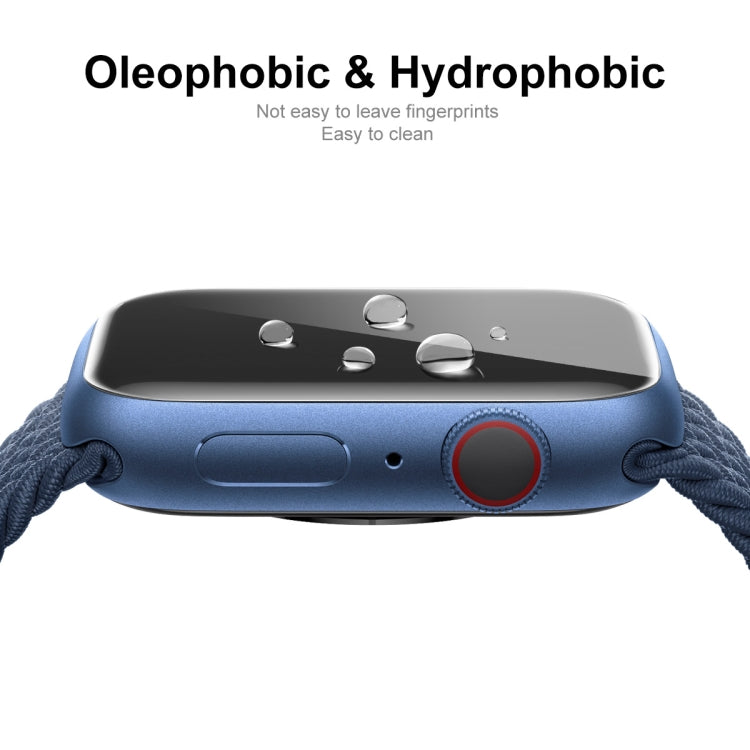 ENKAY Hat-Prince 3D Curved Edge Full Coverage Full Tempered Glass HD Screen Protector Film For Apple Watch Series 9 / 8 / 7 41mm, 1 PC, 2 PCS, 5 PCS, 10 PCS