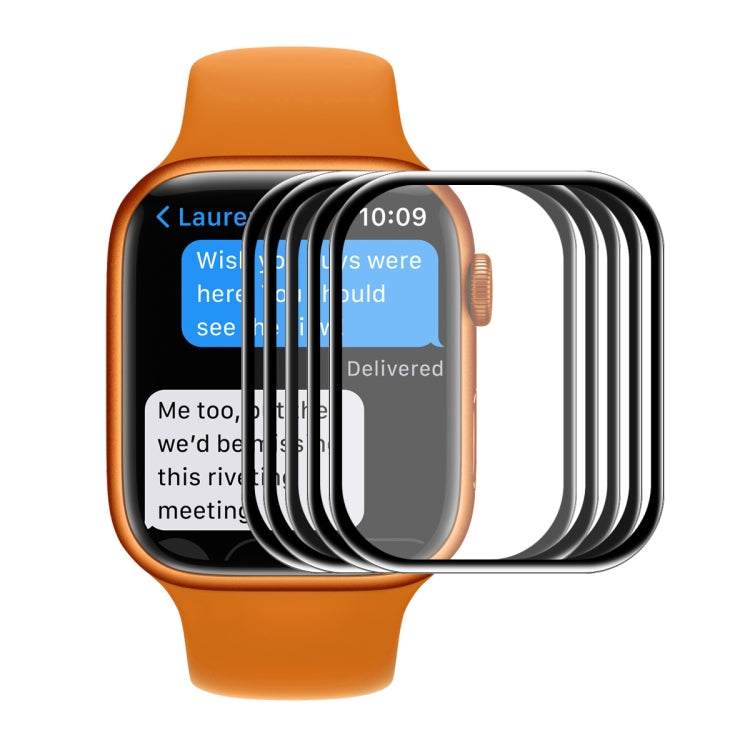 ENKAY Hat-Prince 3D Curved Edge Full Coverage Full Tempered Glass HD Screen Protector Film For Apple Watch Series 9 / 8 / 7 41mm, 1 PC, 2 PCS, 5 PCS, 10 PCS