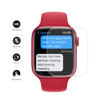 ENKAY Hat-Prince Electroplate PC Diamond Watch Case + Full Coverage Curved PET Screen Protector Film For Apple Watch Series 7 45mm