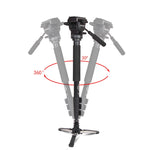 YUNTENG VCT-288 Tripod Mount Monopod with Fluid Drag Head, VCT-288