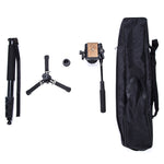 YUNTENG VCT-288 Tripod Mount Monopod with Fluid Drag Head, VCT-288