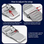 Milan Meta Watchband For Apple Watch Series, 7 41mm / 6&SE&5&4 40mm / 3&2&1 38mm, 7 45mm / 6&SE&5&4 44mm / 3&2&1 42mm