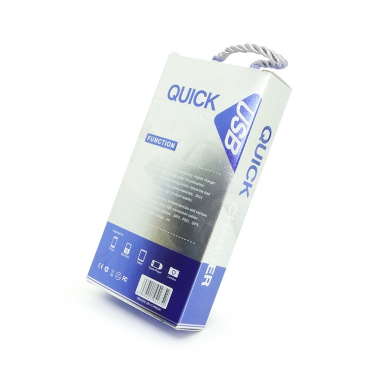 شاحن سريع CA-25 QC3.0 USB 3A مع كابل بيانات USB إلى 8 بن، قابس أستراليا، قابس أستراليا + كابل 8 بن