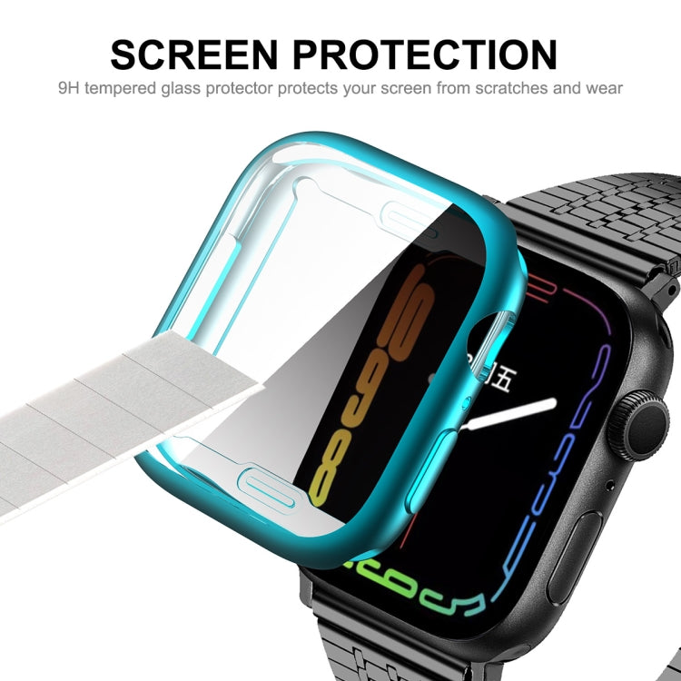 ENKAY Hat-Prince Electroplated TPU Case, For Apple Watch Series 9 / 8 / 7 41mm, For Apple Watch Series 9 / 8 / 7 45mm