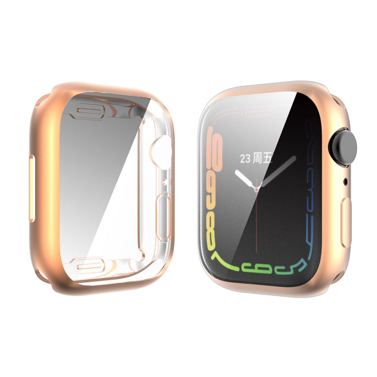 ENKAY Hat-Prince Electroplated TPU Case, For Apple Watch Series 9 / 8 / 7 41mm, For Apple Watch Series 9 / 8 / 7 45mm