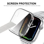 For Apple Watch Series 9 / 8 / 7 41mm ENKAY Hat-Prince Transparent TPU Case, For Apple Watch Series 9 / 8 / 7 41mm, For Apple Watch Series 8 / 7 45mm