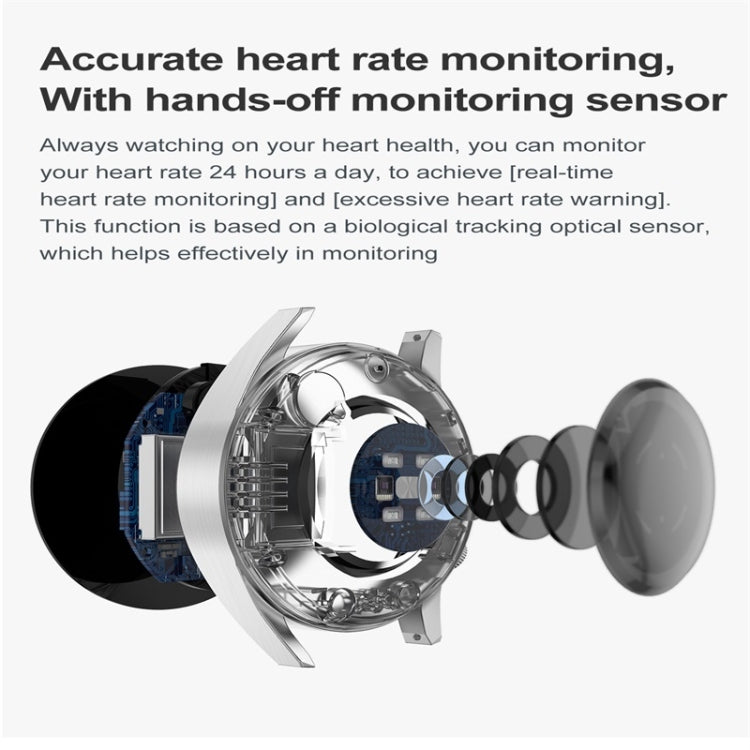 DT3 Mini 1.19 inch Leather Watchband Color Screen Smart Watch