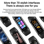 C60 IP67 Waterproof 1.1 inch Smart Fitness Band