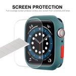 ENKAY  TPU Case  + Full Coverage PET Screen Protector, For Apple Watch Series 8 / 7 41mm, For Apple Watch Series 8 / 7 45mm