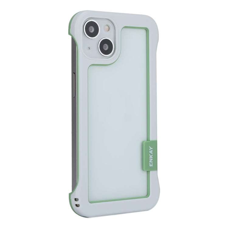 ENKAY Frameless Hollow Shockproof PC Case for iPhone 13, For iPhone 13