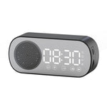 Z7 Digital Bluetooth 5.0 Speaker Multi-function Mirror Alarm Clock FM Radio, Z7 (Pink), Z7 (Black), Z7 (White)