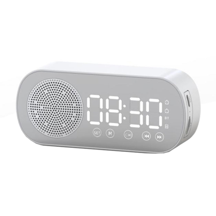 Z7 Digital Bluetooth 5.0 Speaker Multi-function Mirror Alarm Clock FM Radio, Z7 (Pink), Z7 (Black), Z7 (White)