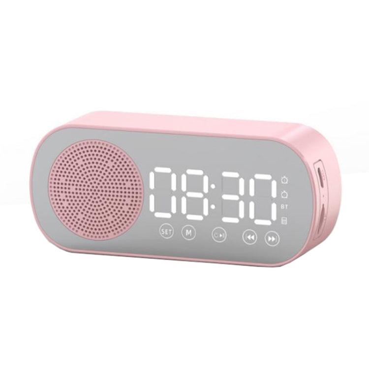 Z7 Digital Bluetooth 5.0 Speaker Multi-function Mirror Alarm Clock FM Radio, Z7 (Pink), Z7 (Black), Z7 (White)